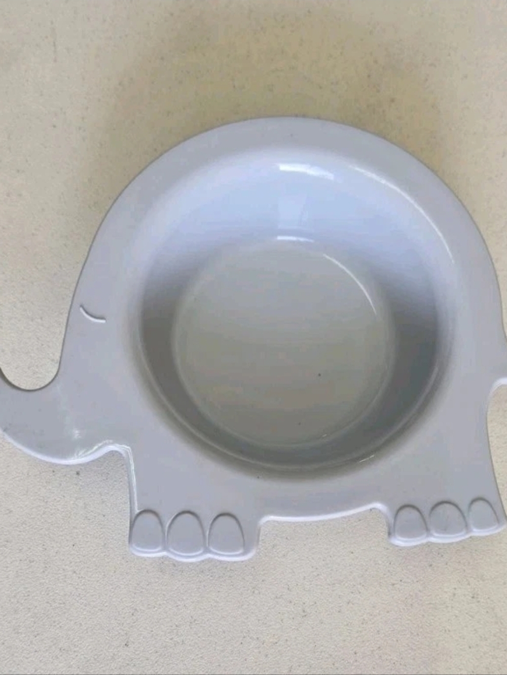 Pottery Barn Kids Silicone Elephant Bowl Dishwasher Safe